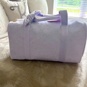 Brand New Stoney Clover Lane for Target Lilac Terry Cloth Duffle w Strap